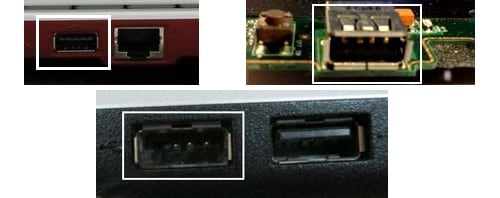 Повреждённые USB порты
