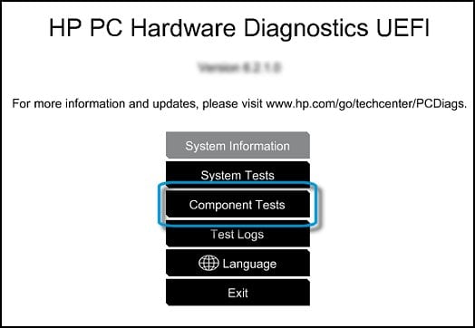 Тестируем компоненты нашего ПК с помощью HP PC Hardware Diagnostics UEFI